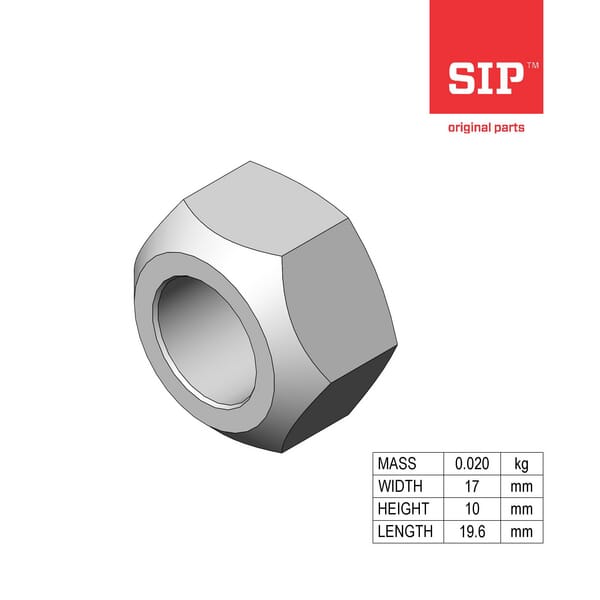 Mutter M10 - 05 CD /ISO 10511