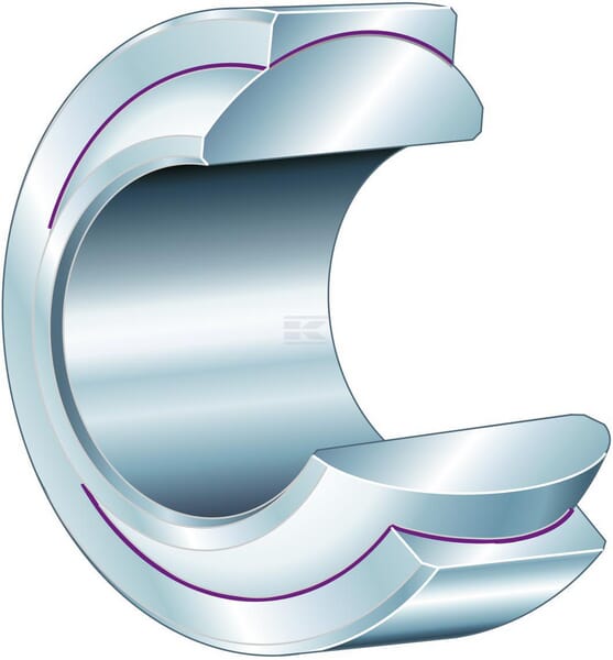Radiales sphärisches Gleitlager 15x30x16/10 mm