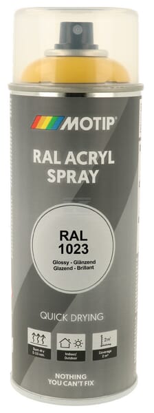 RAL 1023 Acrylspray Verkehrsgelb
