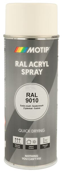 RAL 9010 Acrylspray Reinweiß