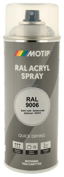 RAL 9006 Acrylspray Silber