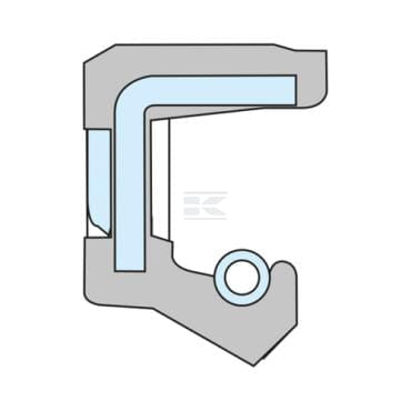 Wellendichtung, 7.9 x 19.05 x 6.35mm, Kramp