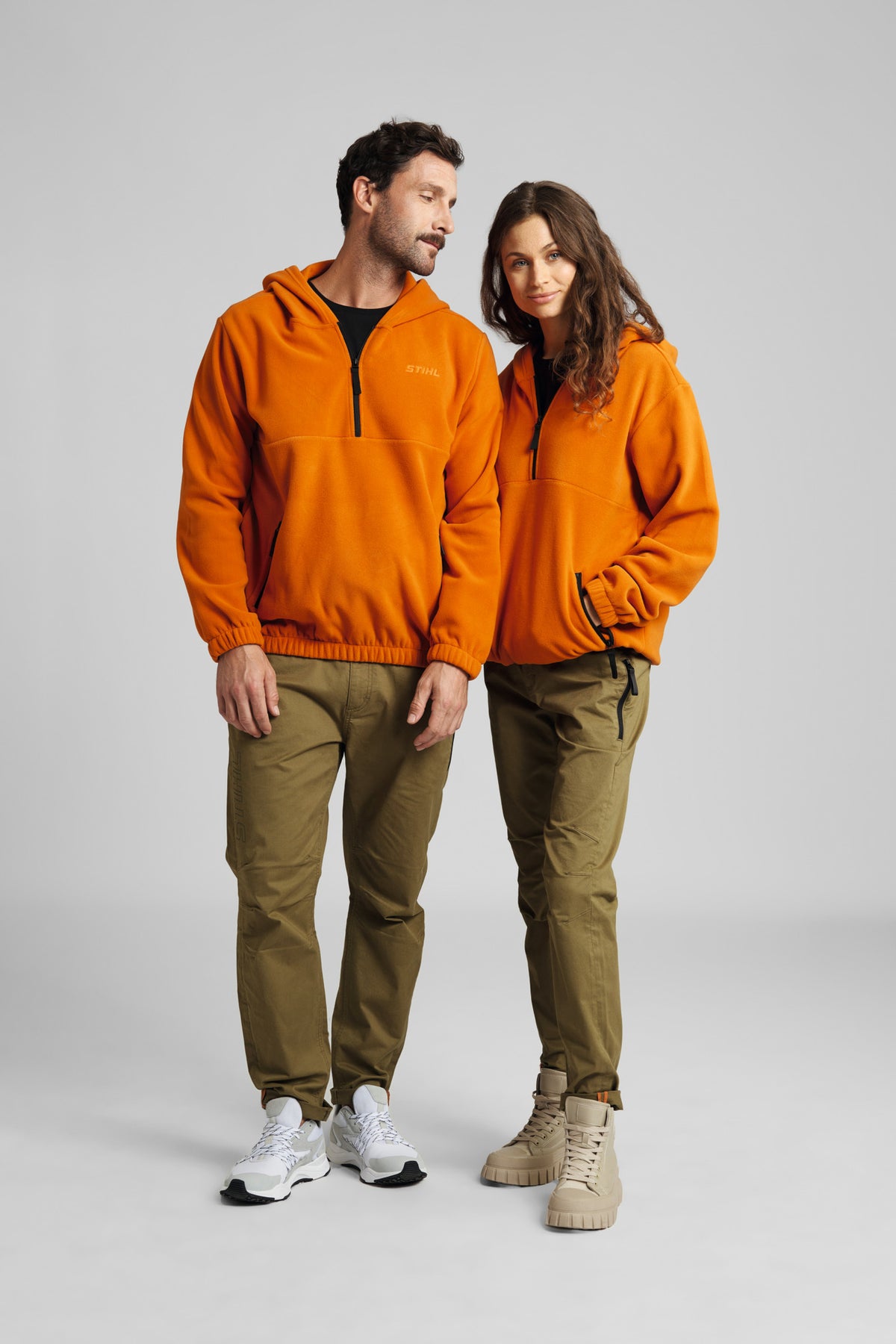 STIHL Hoodie Gr. L FLEECE Orange