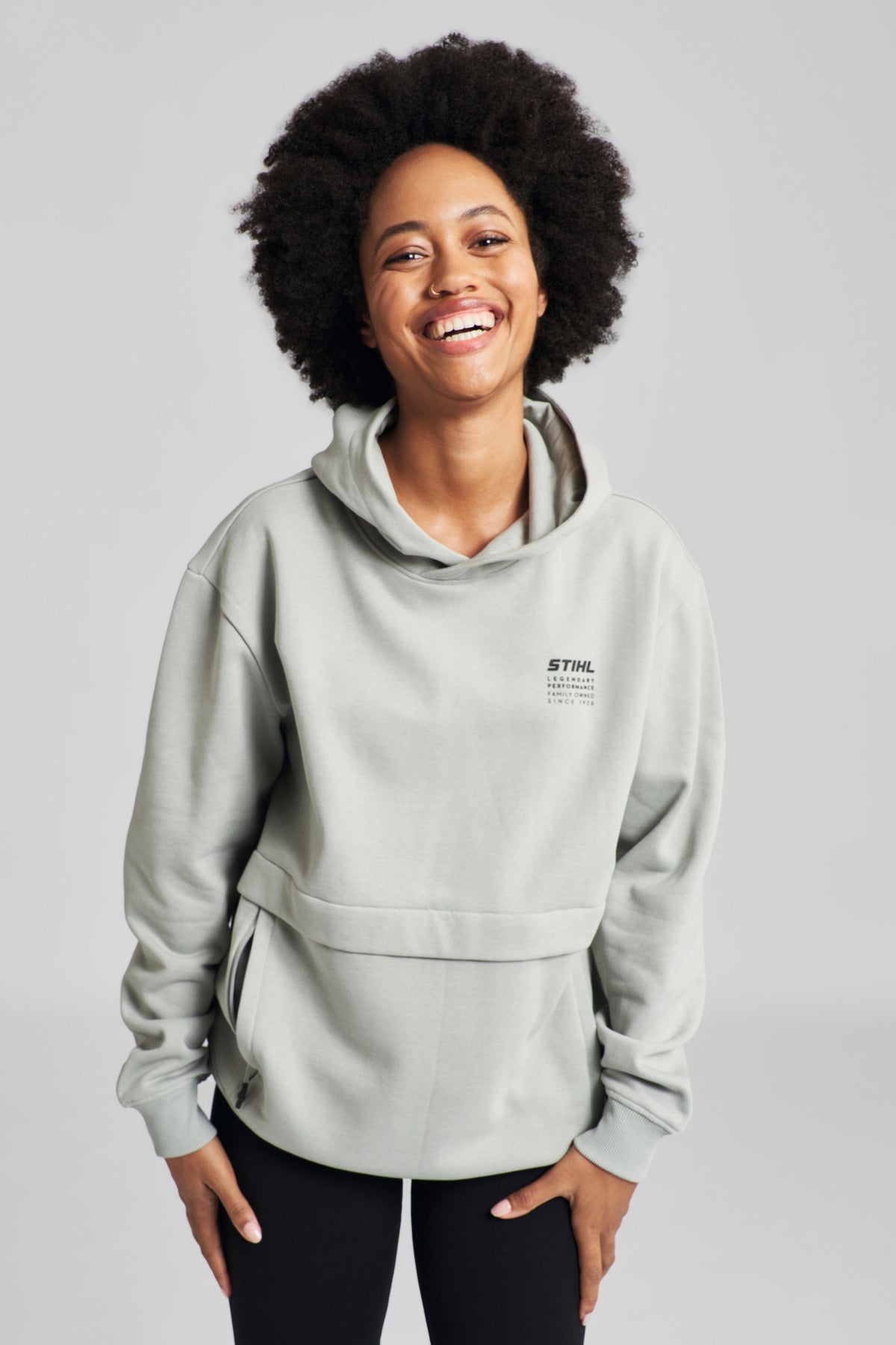 STIHL Hoodie Gr. XS LEGENDARY Grau