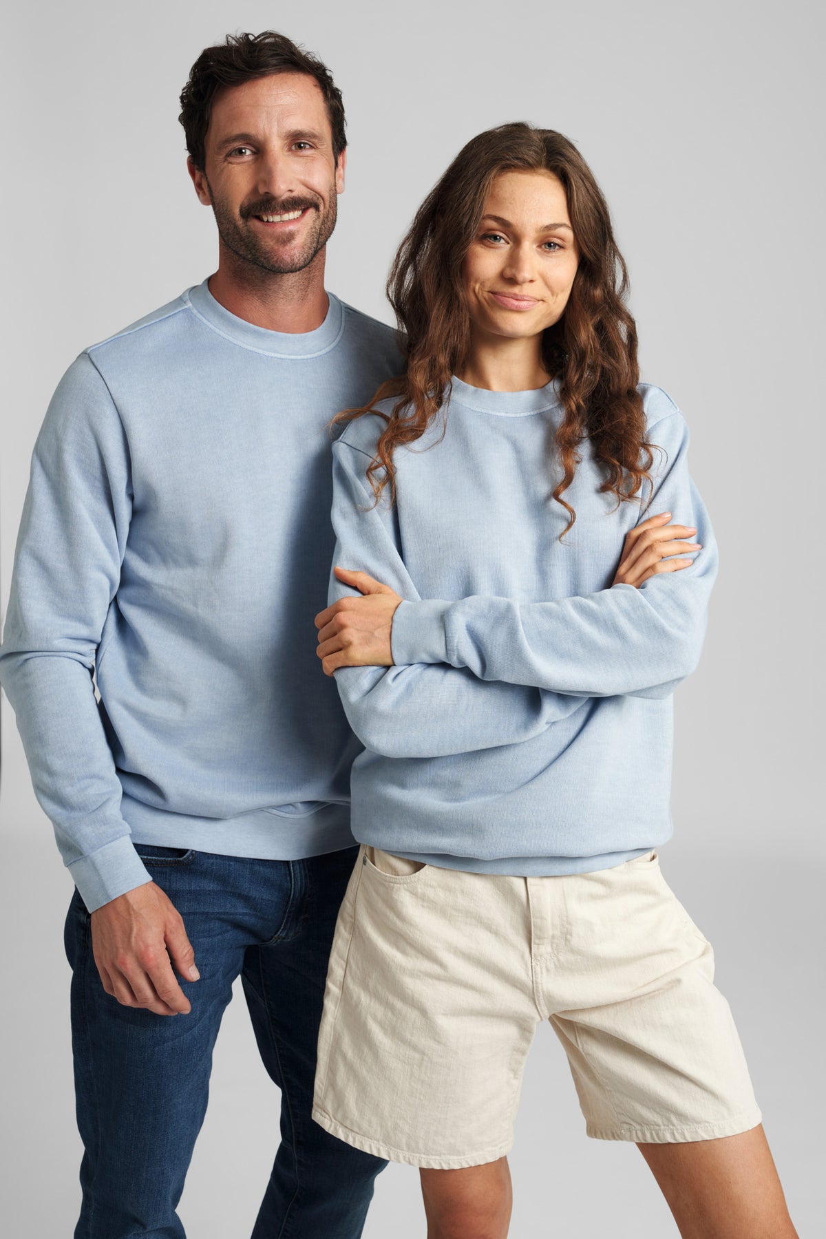 STIHL Sweatshirt Gr. S GARMENT DYE Blau