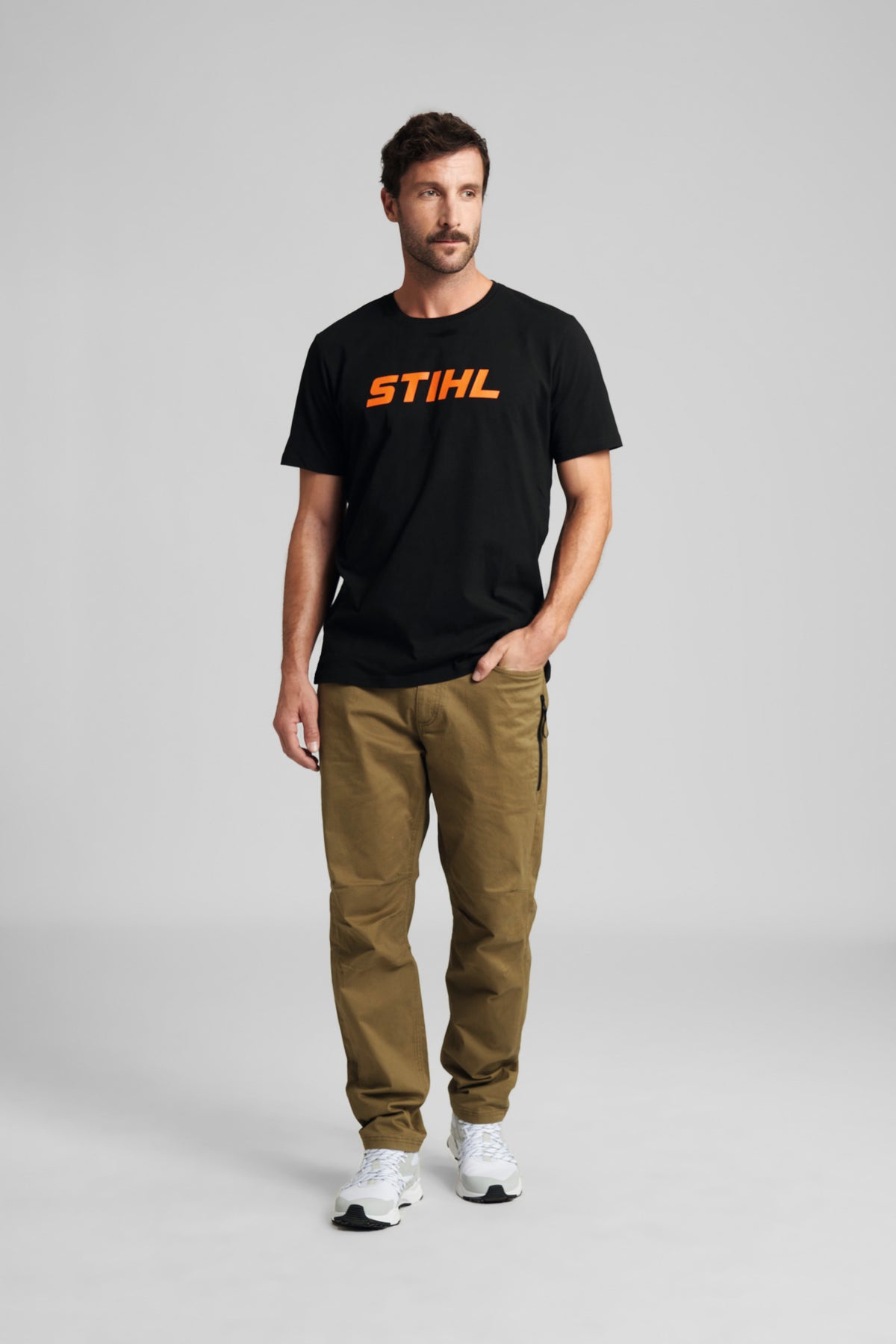 STIHL T-Shirt Gr. S MS 500i BACK Schwarz