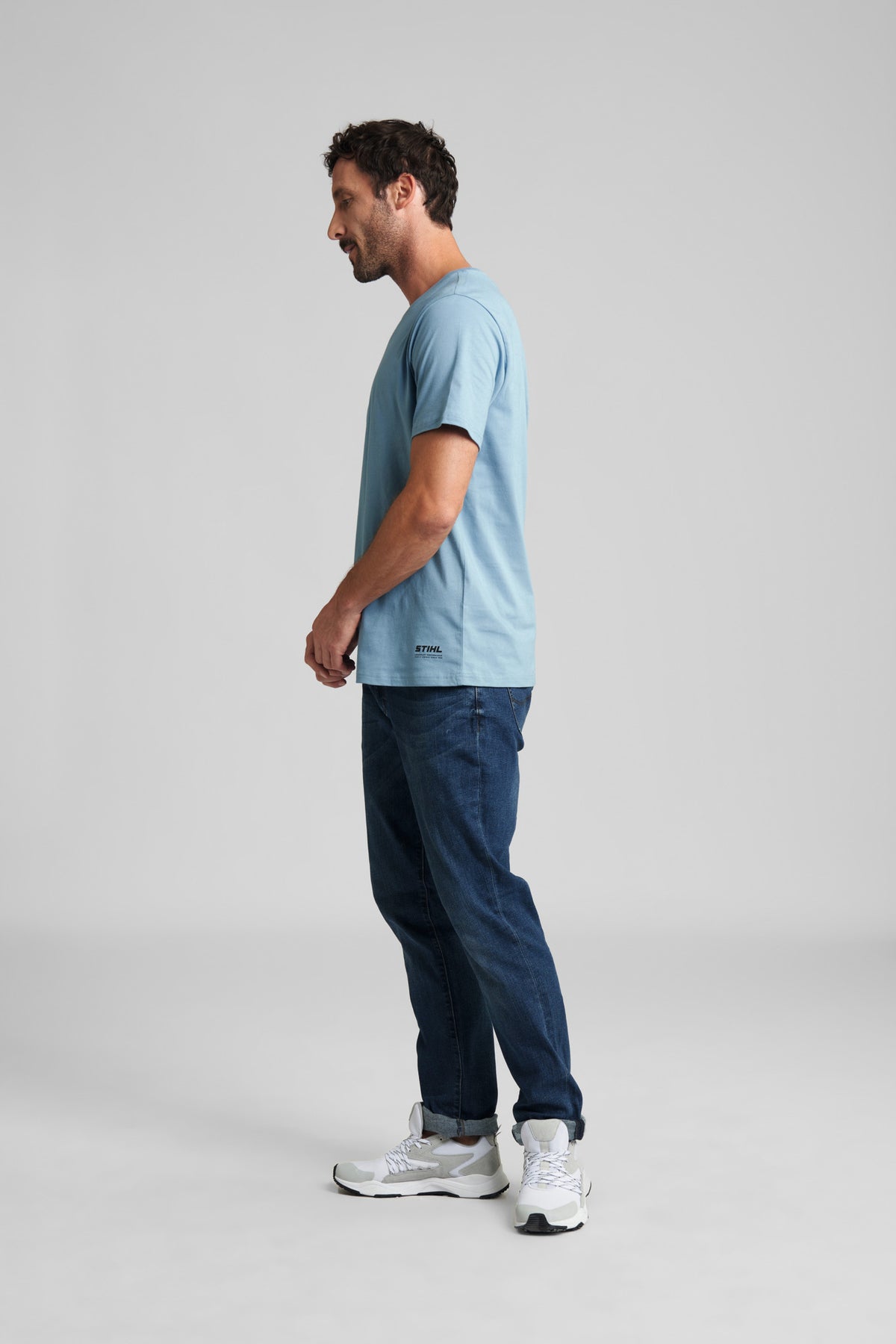 STIHL T-Shirt Gr. XXXL SUSTAINABLE BASIC Blau