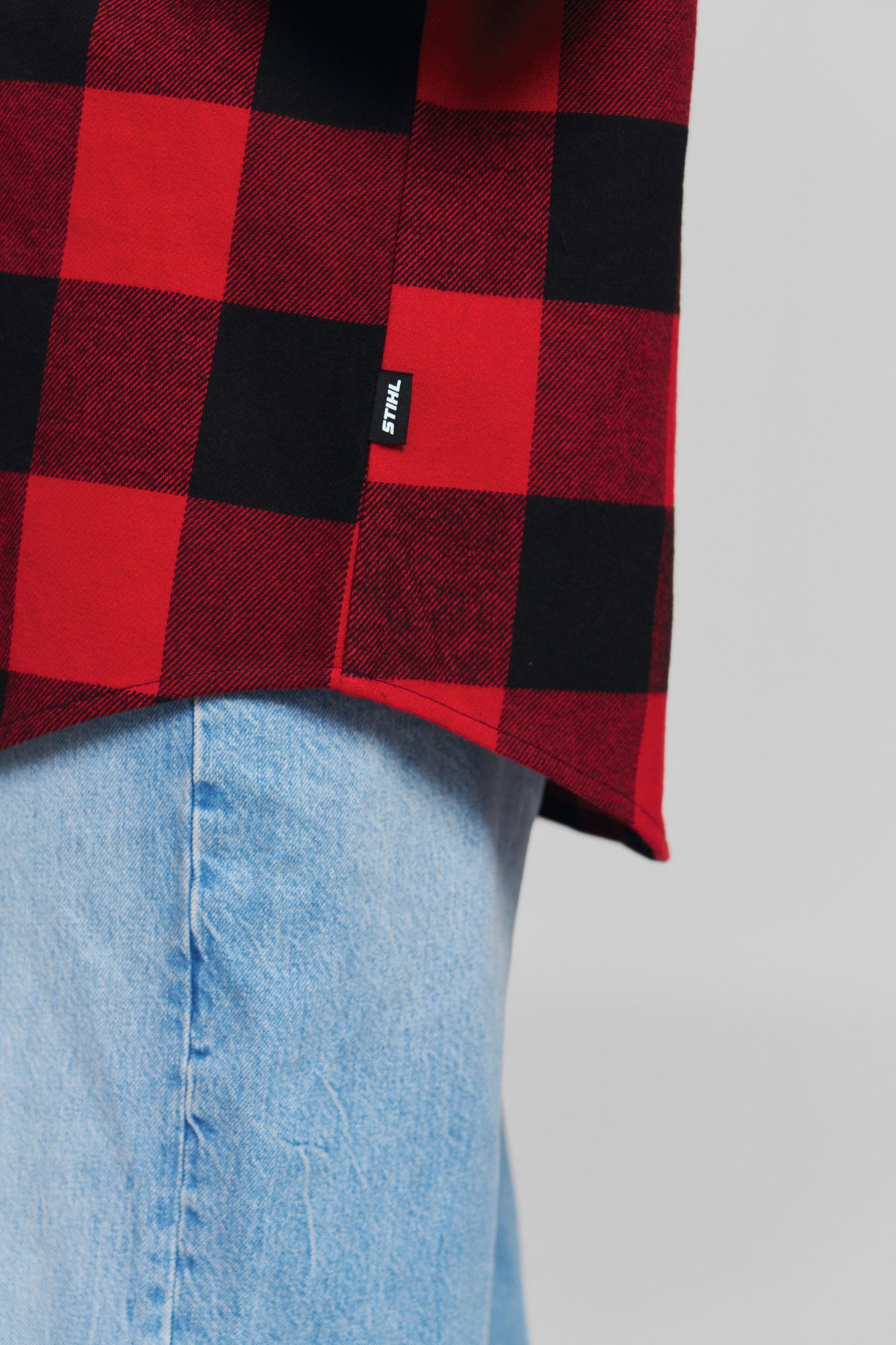 STIHL Hemd Gr. XL PLAID RED BLACK