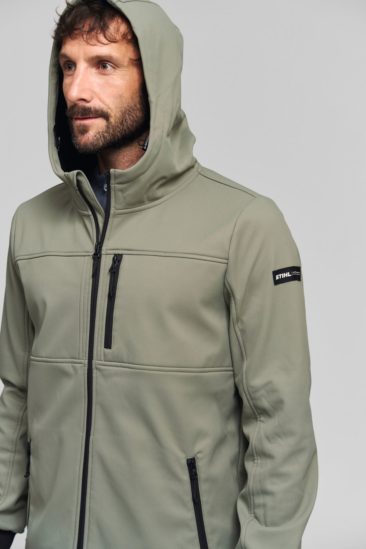 STIHL Softshelljacke Gr. XL CASUAL Grün