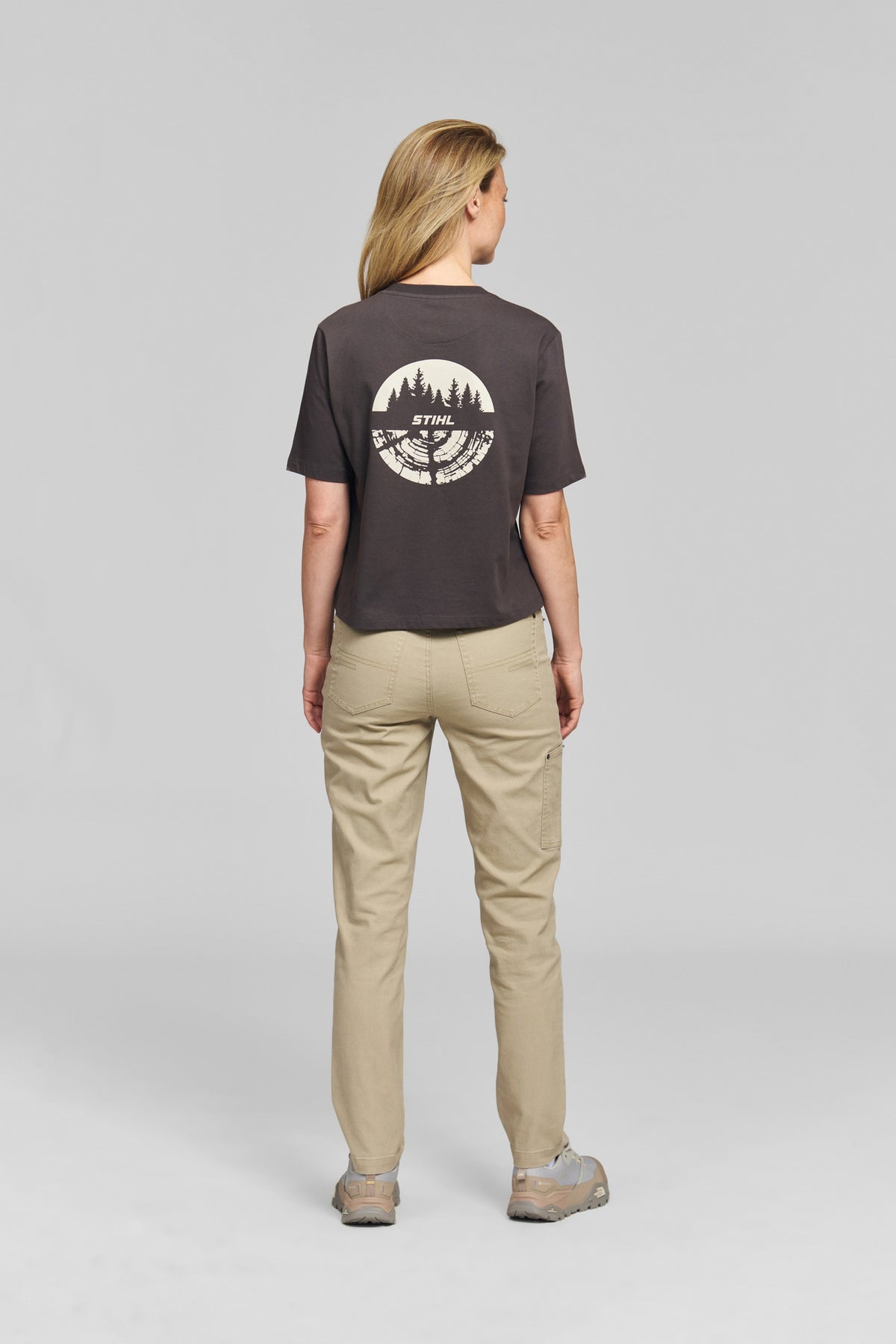 STIHL T-Shirt Gr. XL Damen TREE CIRCLE Grau