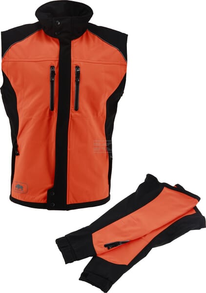Jacke Fuyu Größe XL orange/schwarz