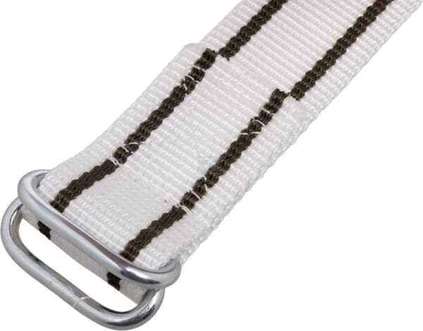 Markierungs-Halsband 130 x 4 cm weiß/schwarz