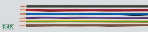 Kabel, gelb 1x0.5mm²