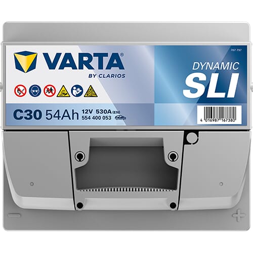 Batterie 12V 54Ah 530A C30 VARTA Dynamic SLI