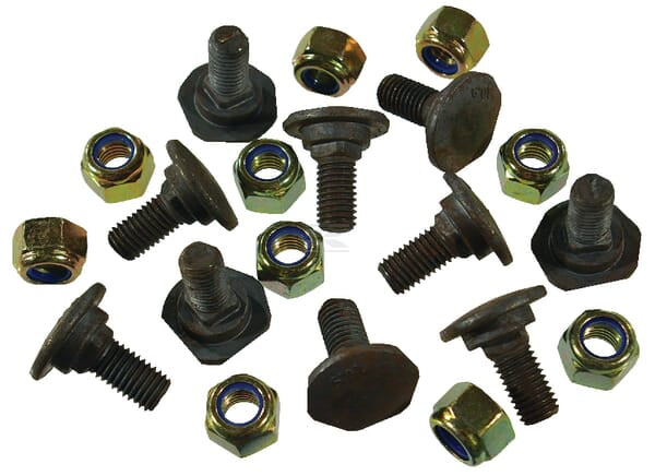 Messerschrauben+ Muttern (25x)