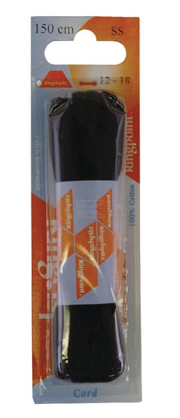 Schnürsenkel rund schwarz 120