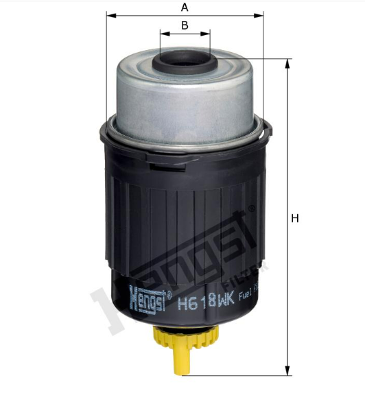 H618WK Kraftstofffilter SpinOn