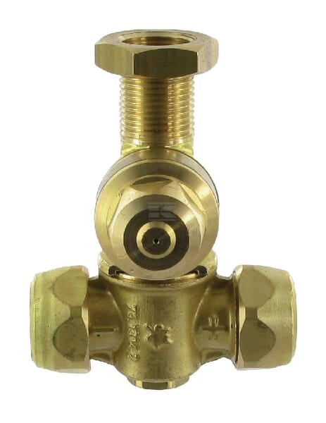 Düsenhalter 2 Wege Messing 3/8"