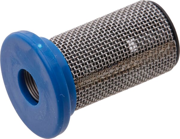 Filter mit Kugelrückschlagventil 50 mesh blau