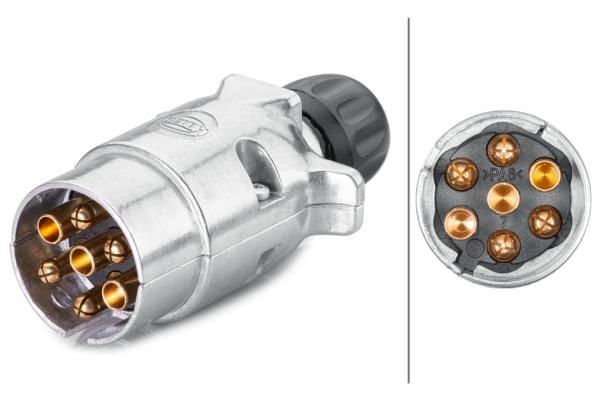 Stecker 7 pin Flachstecker