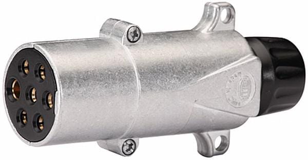 Stecker 7 pin DIN/ISO 1185 Metallflachstecker