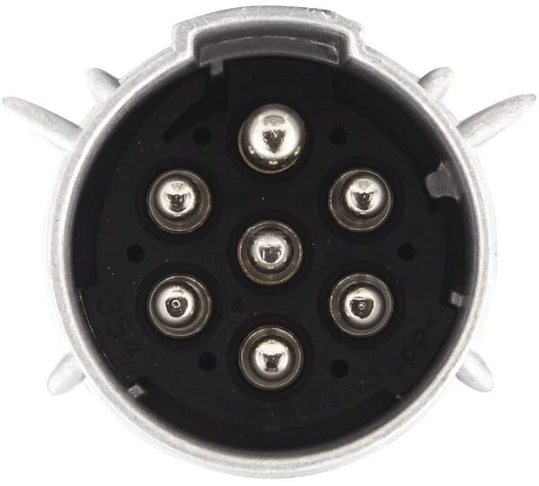 Steckdose 7-pol. 24V Metall