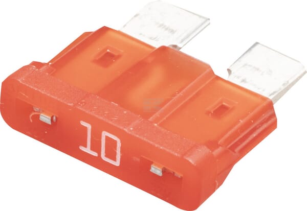 Sicherung, Stecksicherung, Standard, 10A, Rot, 18.54mm, 1Stk.