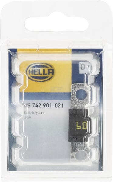 Sicherung, Midi, 60A, Bernstein, 41.07mm, 1Stk., Hella