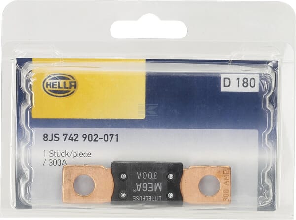 Sicherung, Mega, 300A, Grau, 68.58mm, 1Stk., Hella