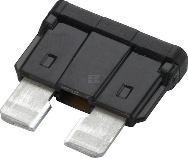 Sicherung, Stecksicherung, Standard, 1A, Schwarz, 18.8mm, 5Stk., Hella