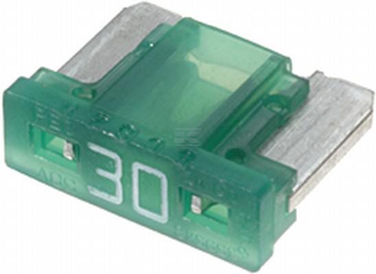 Sicherung, Stecksicherung, Mini, niedrig, 30A, Grün, 8.4mm, 5Stk., Hella