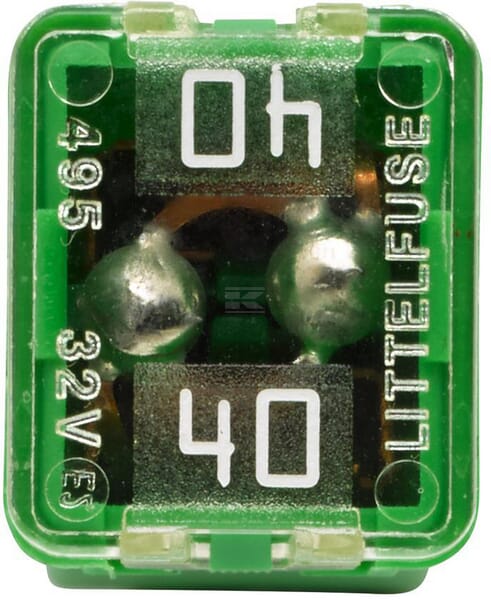 Sicherung, PAL, 40A, Grün, 23.10mm, 1Stk., Hella