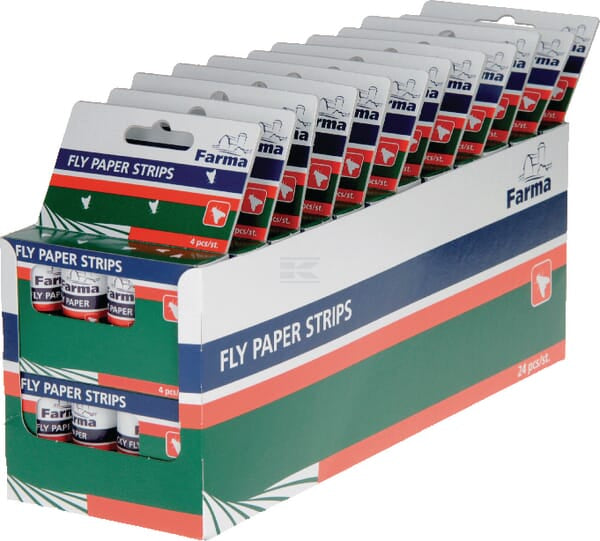 Fliegenpapierstreifen Set-4Stk