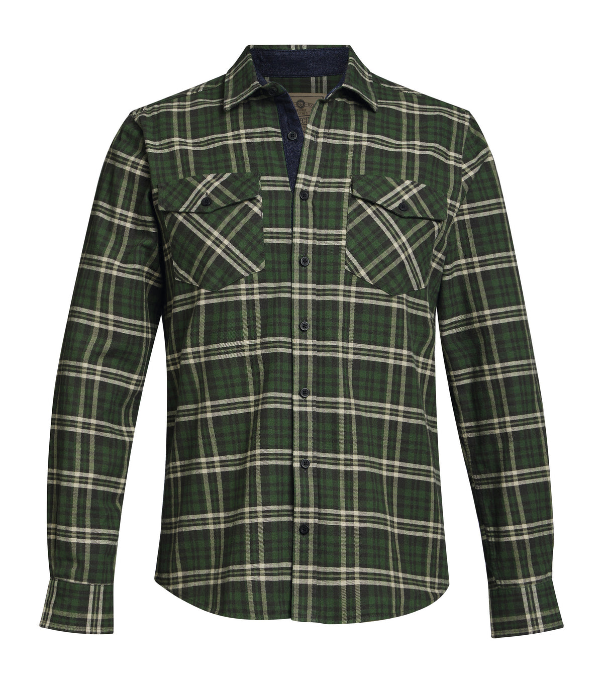 STIHL Hemd Gr. L PLAID FLANNEL Grün