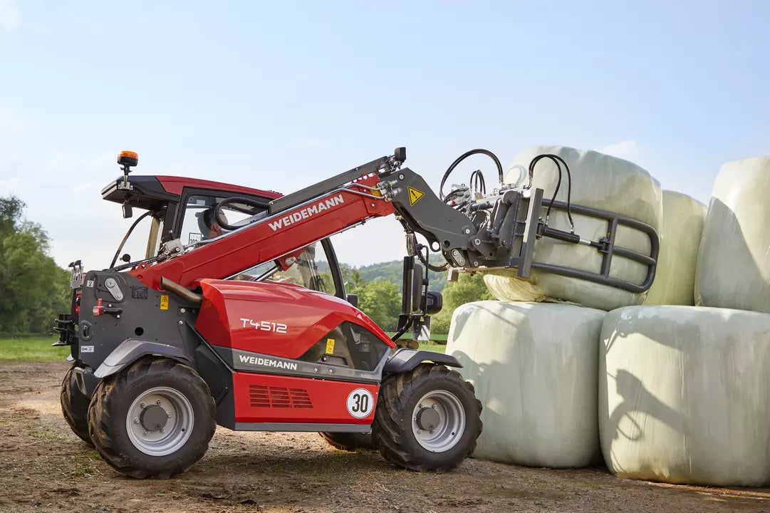 Weidemann Rundballenzange