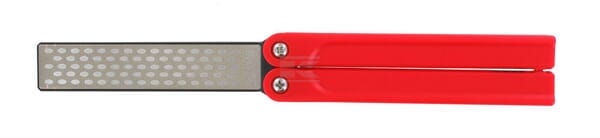Klappbarer Diamantschärfer, 230 mm, rot