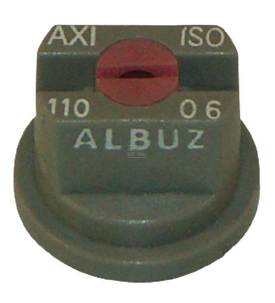 Albuz, Flachstrahldüse, AXI, Grau, 110°, Keramik, SW8