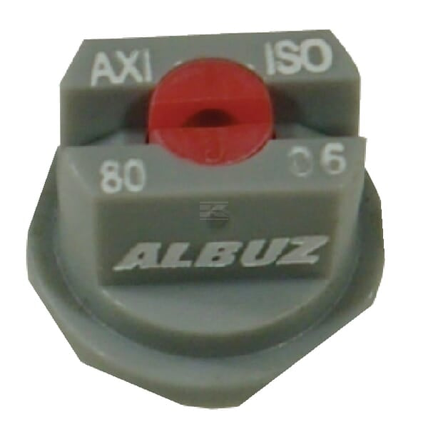 Albuz, Flachstrahldüse, AXI, Grau, 80°, Keramik, SW8