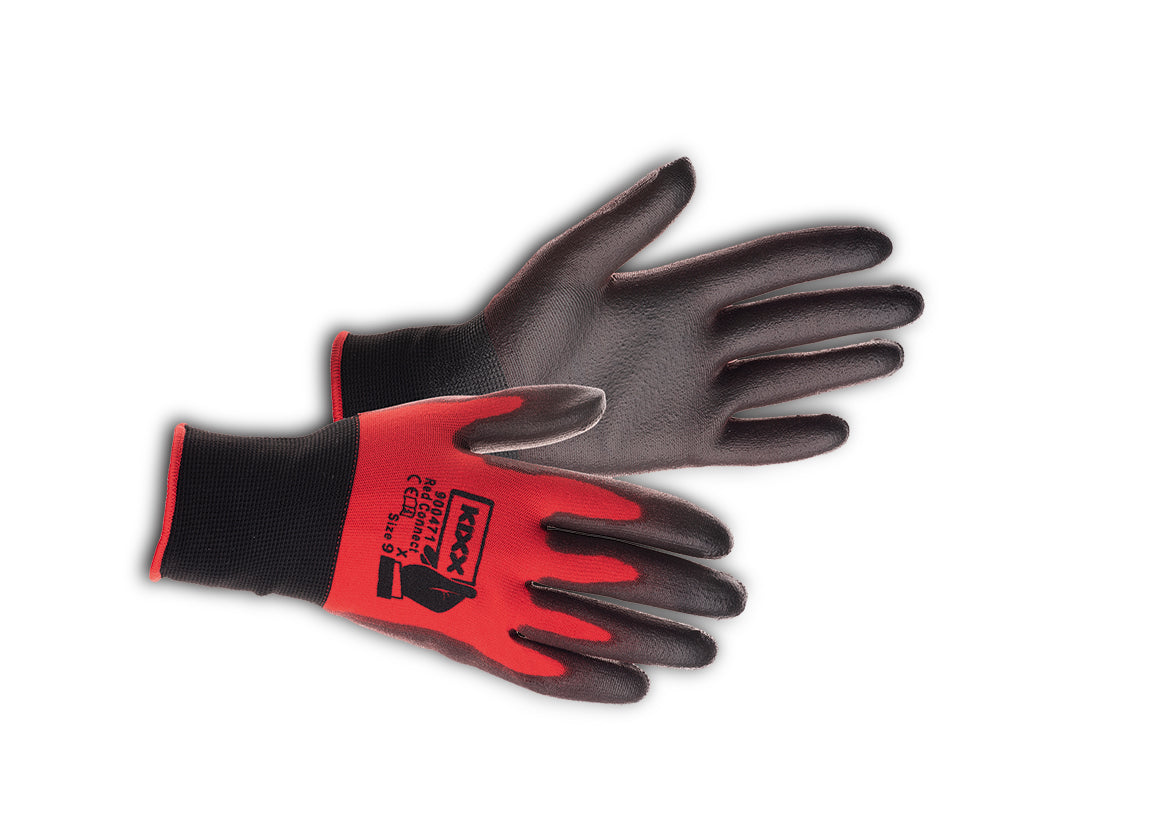 KIXX KIXX Handschuh Touch Screen rot/schwarz