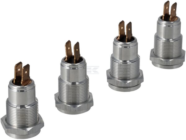 Rundumleuchtenhalter Messingverbinder (4er Pack)