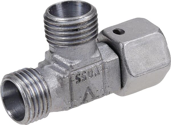Drehbare T-Verbindung F-M-M 10L