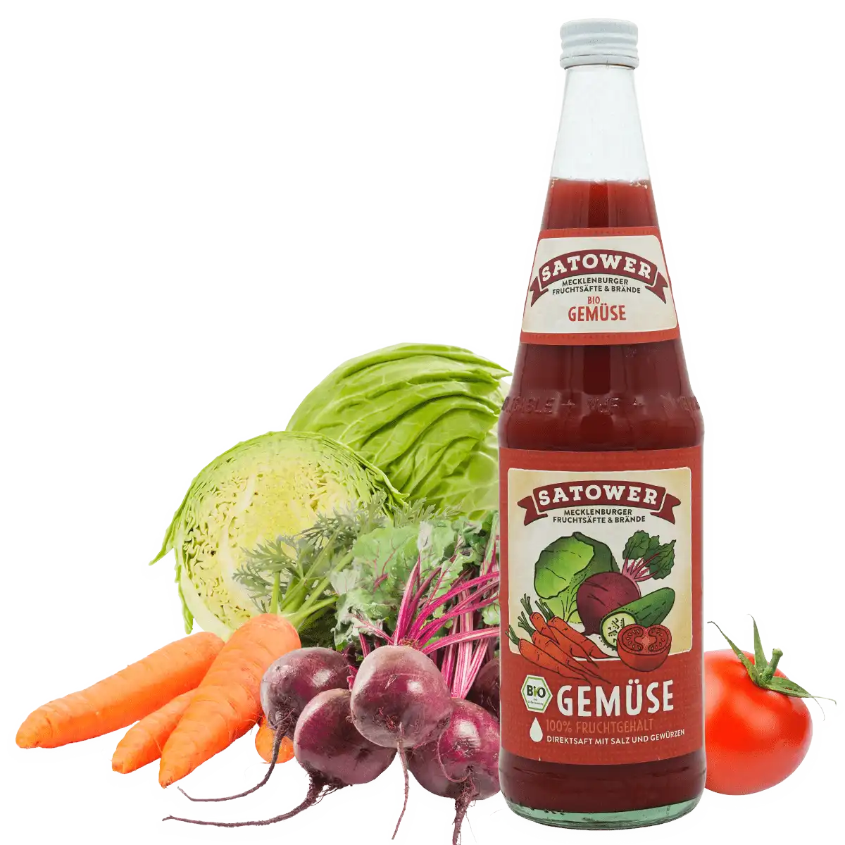 Gemüsesaft 100 % Satow