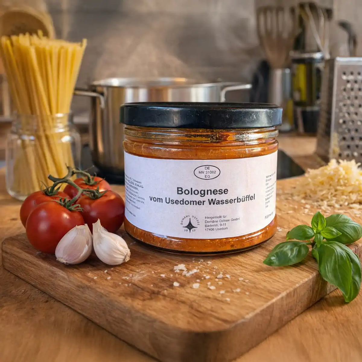 Inselmühle Usedom WB Bolognese im Glas