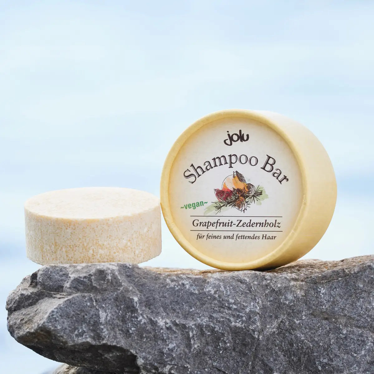 jolu Shampoo Bar Grapefruit Zedernholz