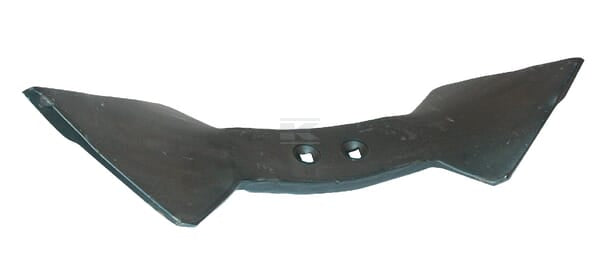 Wechselspitzenschar 450x135x17mm, reversibel, gekrümmt, 2 Löcher