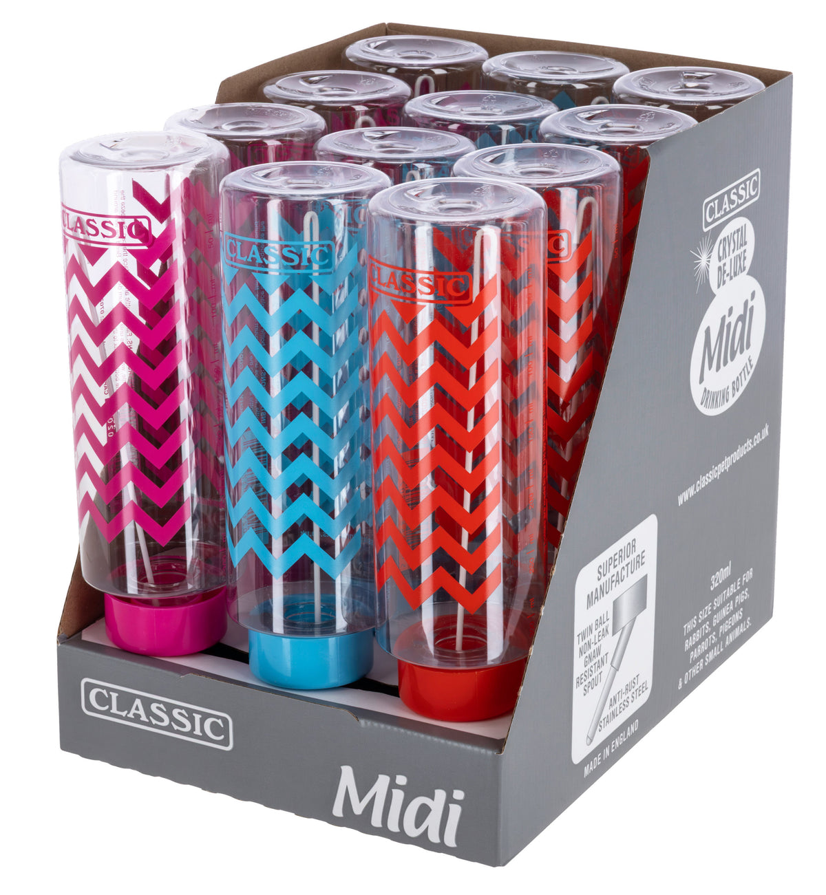 Kerbl Trinkflasche Classic ZIG-ZAG