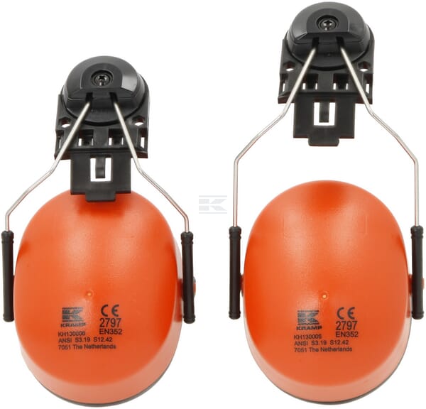 Kapselgehörschutz Helm montiert orange SNR:25.9dB