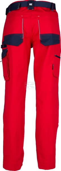 Arbeitshosen , Unisex , M 82-92cm , rot blau, Kramp Original by Kramp