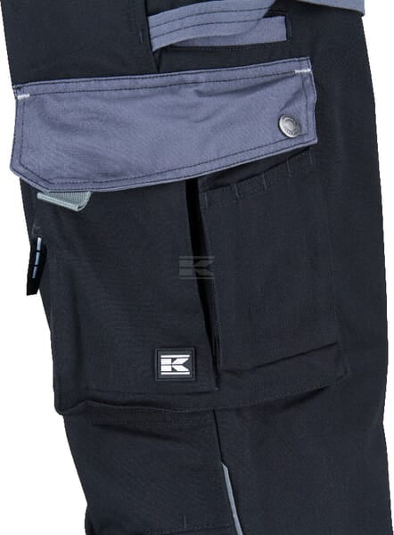Arbeitshosen , Unisex , S 75-85cm , schwarz grau, Kramp Original by Kramp