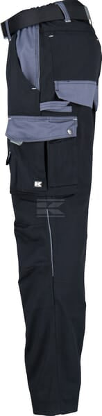 Arbeitshosen , Unisex , S 75-85cm , schwarz grau, Kramp Original by Kramp